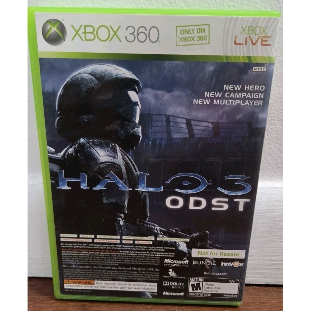 Halo 3 ODST / Forza Motorsport 3 Combo Pack Microsoft Xbox 360 - Limited Release